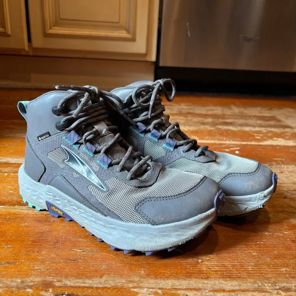 Altra Timp 5 Hiking Boot Waterproof Gore-Tex GTX, Gray, Women’s US 7.5